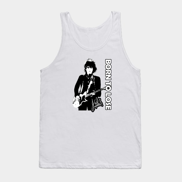 Johnny Born To Lose Signature Musician Thunders Tank Top by Hoang Bich